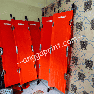 Sablon Tandu Custom, Tahan Disinfeksi, Visibilitas Tinggi, untuk Medis & SAR