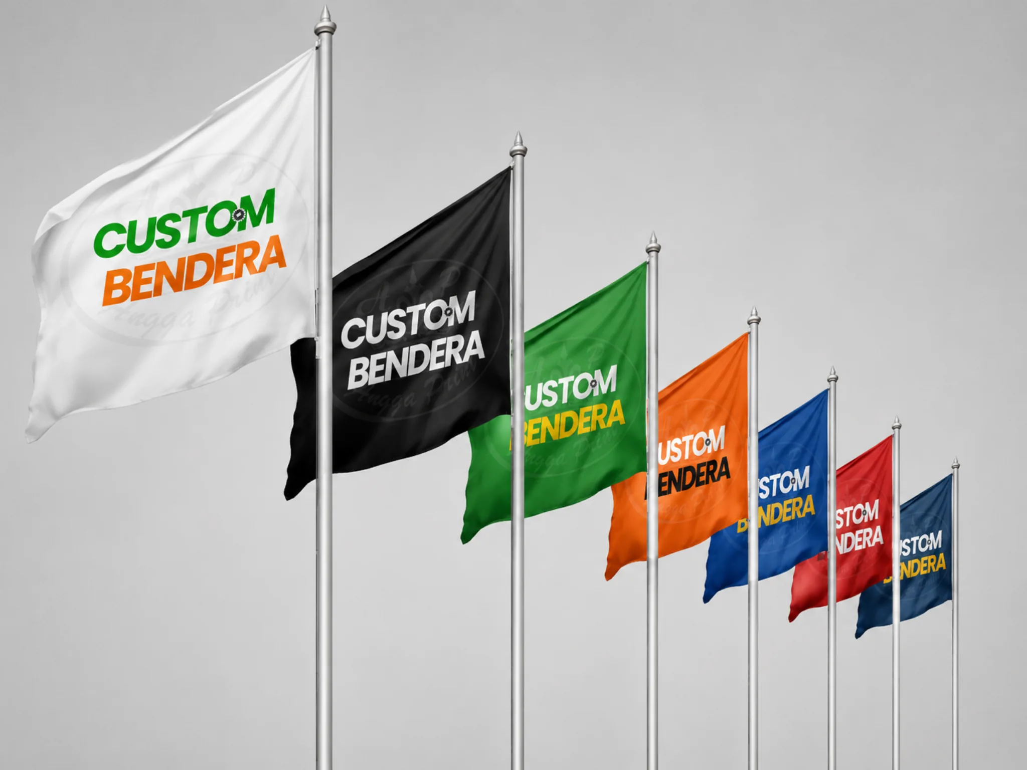Cetak Bendera Partai Custom: Tahan Cuaca, Warna Presisi