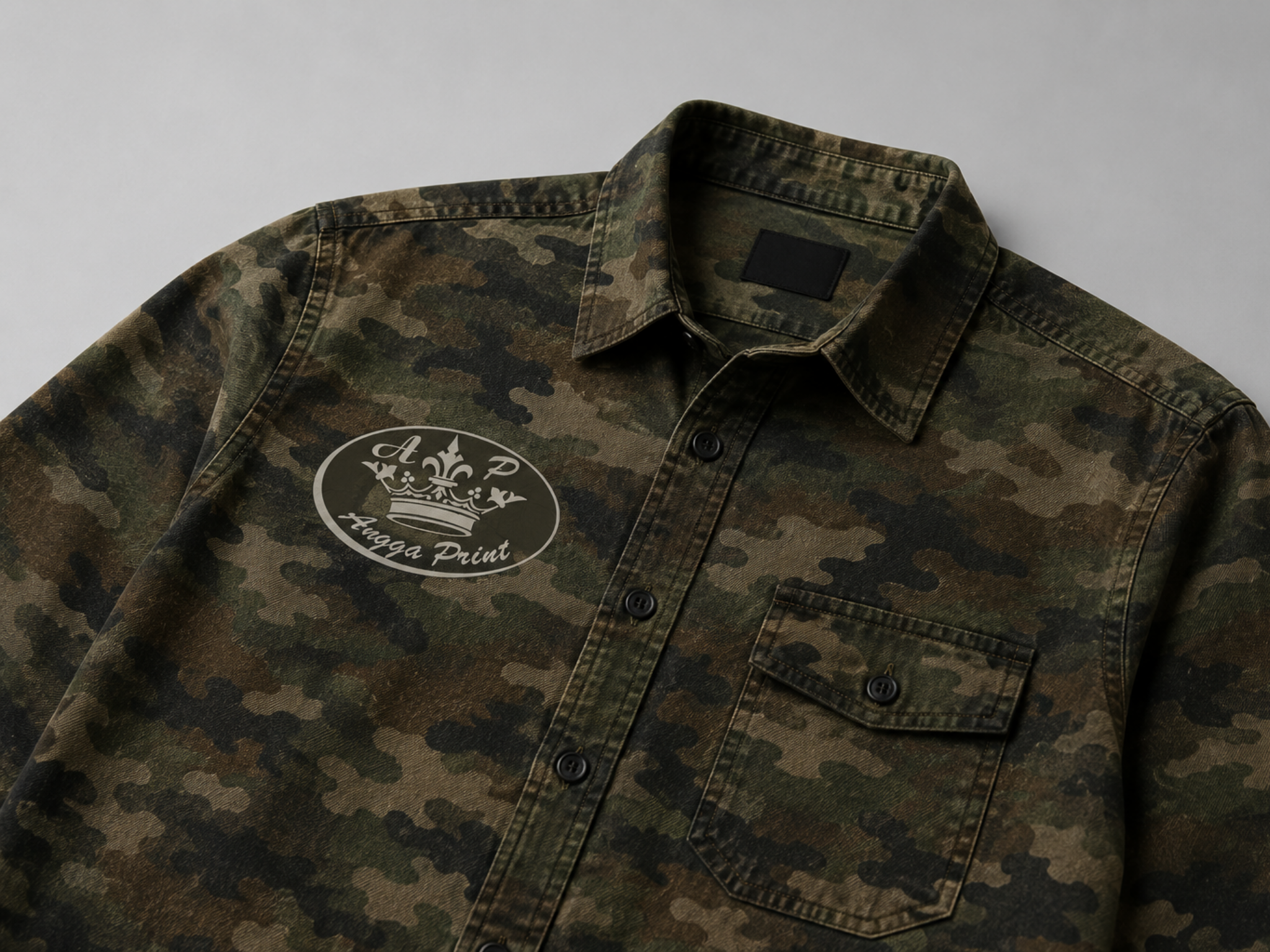 Custom Military-Style T-Shirt Printing: Tactical Theme, Comfortable Fabric, Crisp Prints (1)