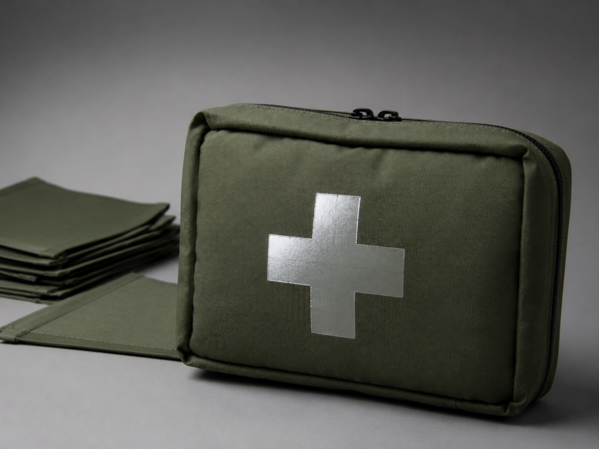 Custom Tactical First Aid Bag Printing, MOLLE-Ready, Clear Unit Identity, Field-Tough (1)
